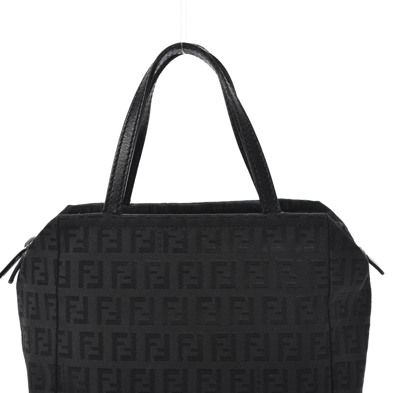 Fendi Zucchino Small Tote Black 9 of 9