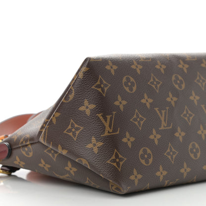 Louis Vuitton Monogram Beaubourg Hobo Mini Bordeaux Red Peach Safran Blue Jean Blue 9 of 10