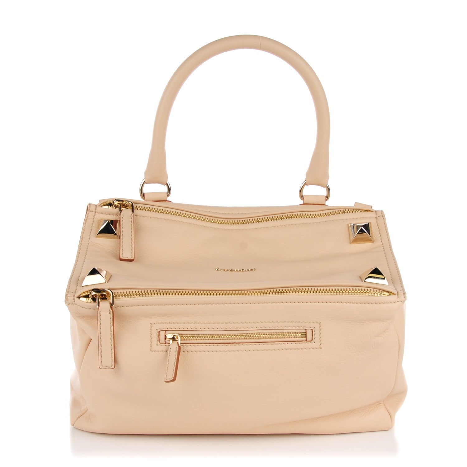 Givenchy Waxed Calfskin Medium Studded Pandora Light Beige 1 of 7