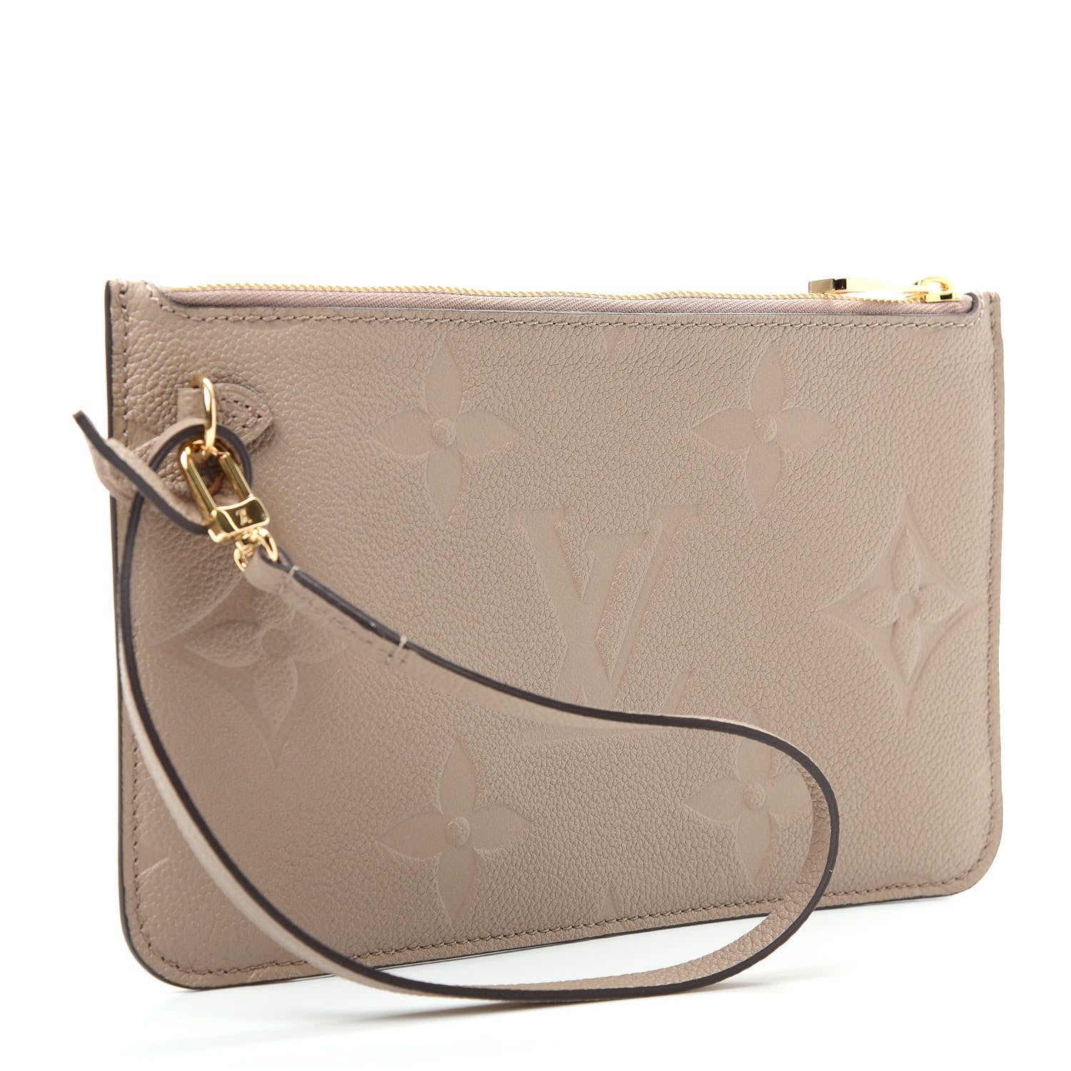 Louis Vuitton Empreinte Monogram Giant Neverfull MM Pochette Tourterelle 3 of 6