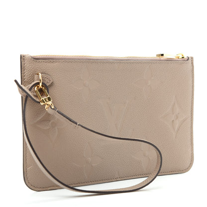 Louis Vuitton Empreinte Monogram Giant Neverfull MM Pochette Tourterelle 3 of 6