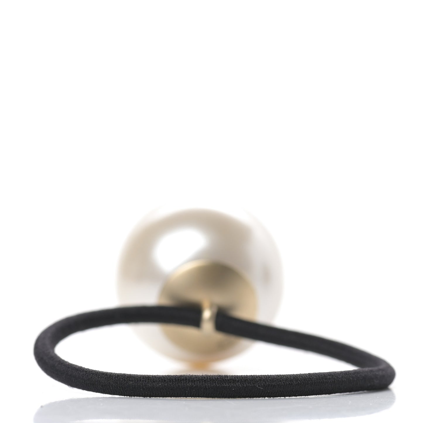 Pearl CC Hair Tie Black White