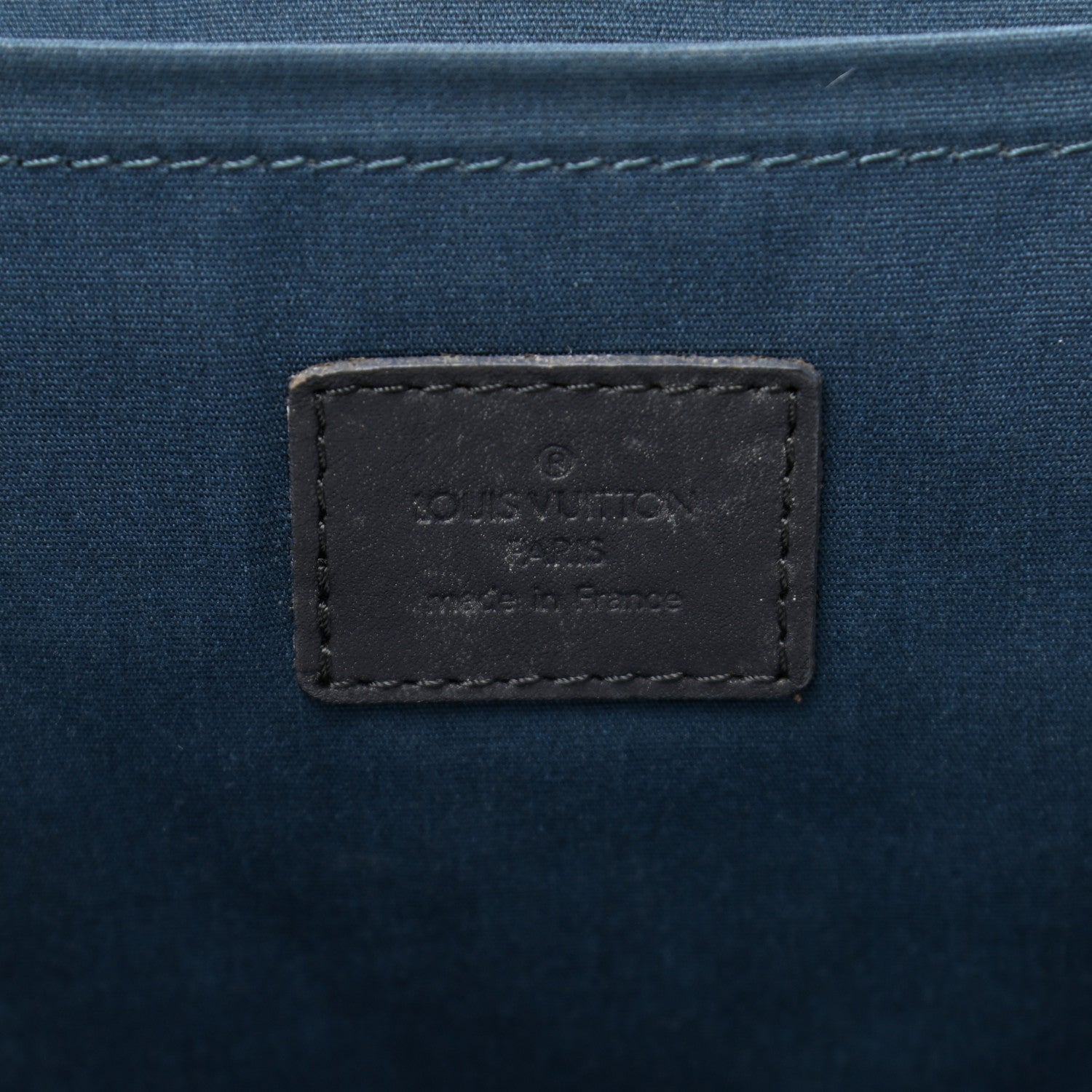 Louis Vuitton Mini Lin Monogram Louise Bag Blue 5 of 10