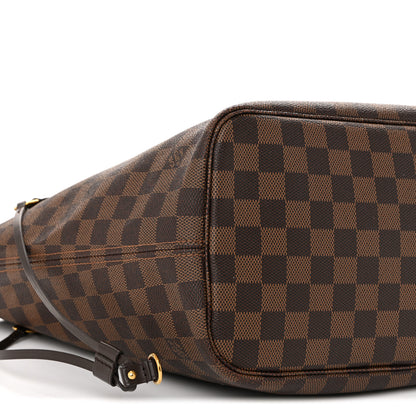 Louis Vuitton Damier Ebene Neo Neverfull MM Rose Ballerine 10 of 12