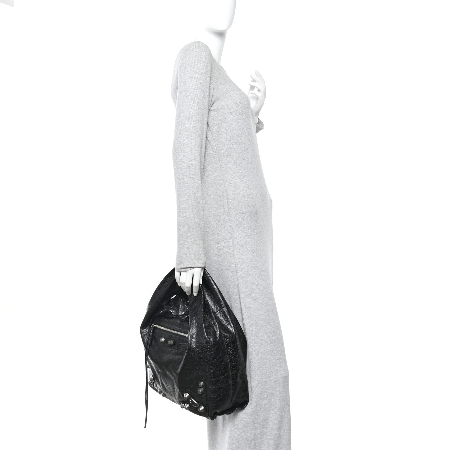 Balenciaga Agneau Arena Le Cagole Tote Black 2 of 10