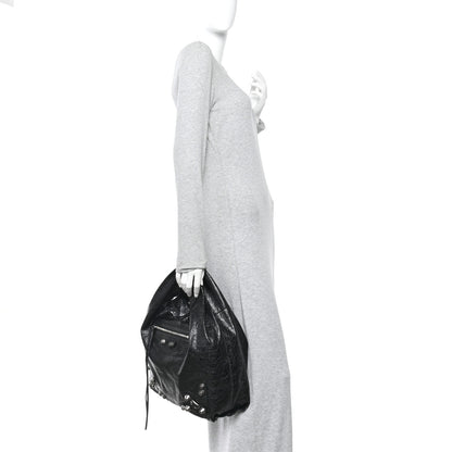 Balenciaga Agneau Arena Le Cagole Tote Black 2 of 10
