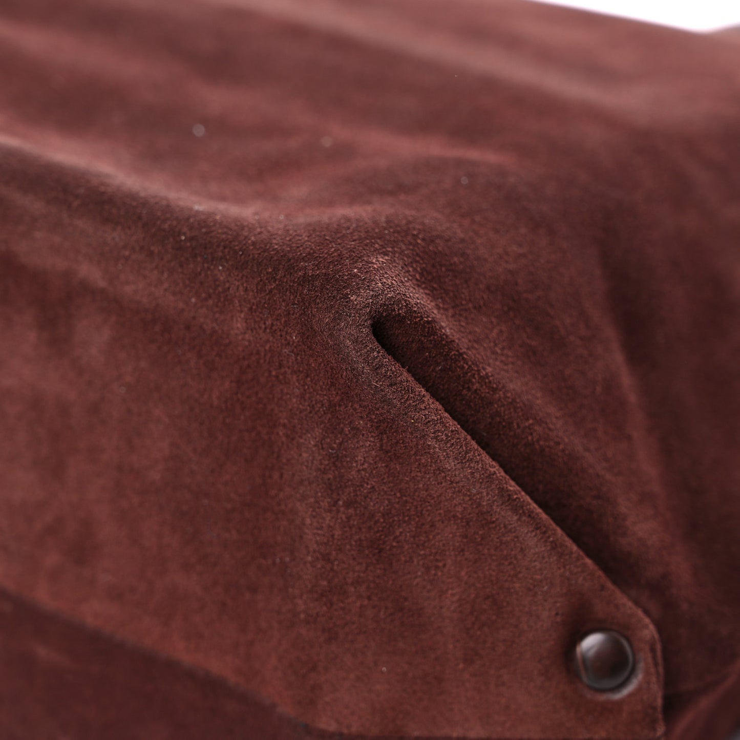 Crocodile Suede Tote Brown