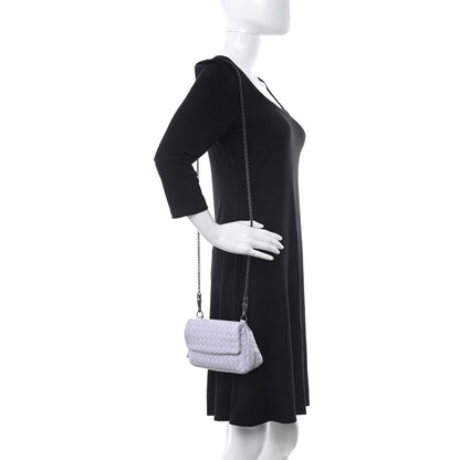 Bottega Veneta Nappa Intrecciato Small Chain Crossbody Zinc 2 of 12