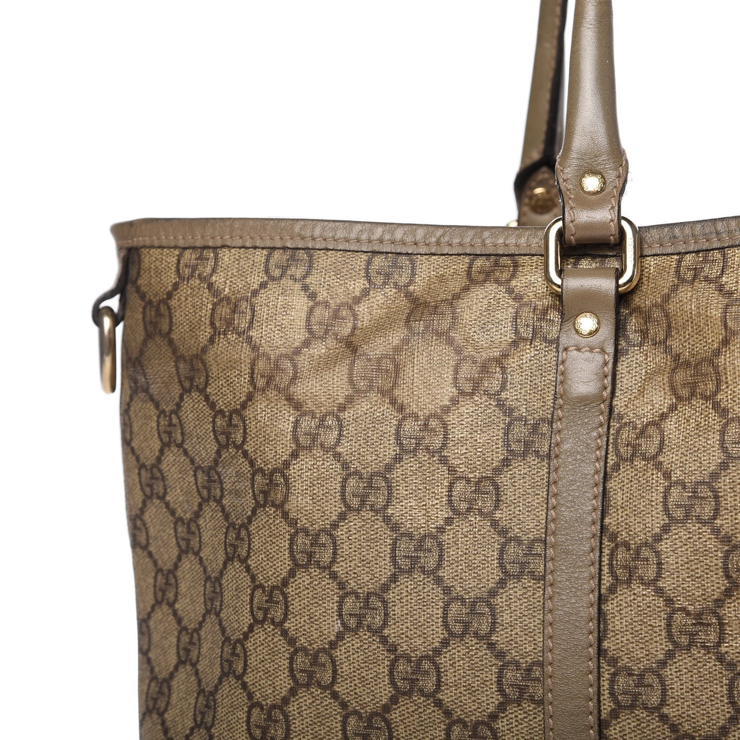 GG Plus Monogram Large Joy Tote Beige