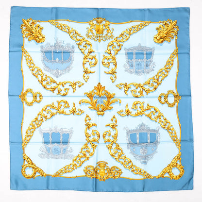 Hermes Silk Carrolses D'or Scarf 90 2 of 5