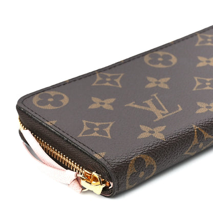 Louis Vuitton Monogram Clemence Wallet Rose Ballerine 10 of 11