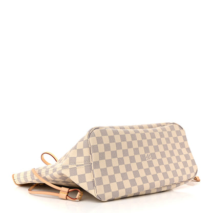 Louis Vuitton Damier Azur Neo Neverfull MM Rose Ballerine 5 of 16
