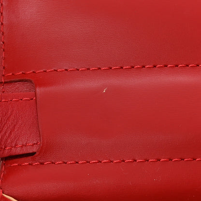 Delvaux Box Calfskin MM Brillant Satchel Red 13 of 17