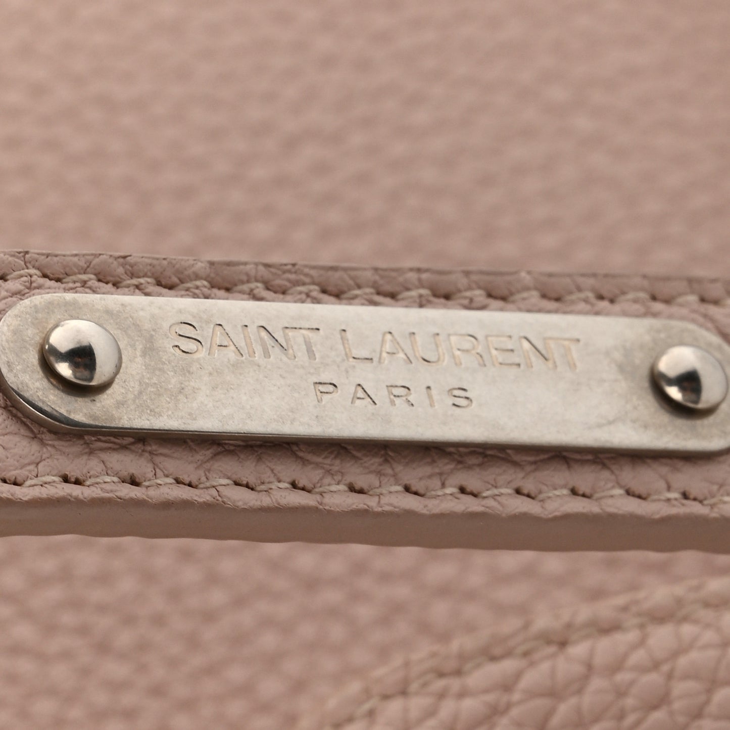 Grained Calfskin Nano Supple Sac De Jour Marble Pink