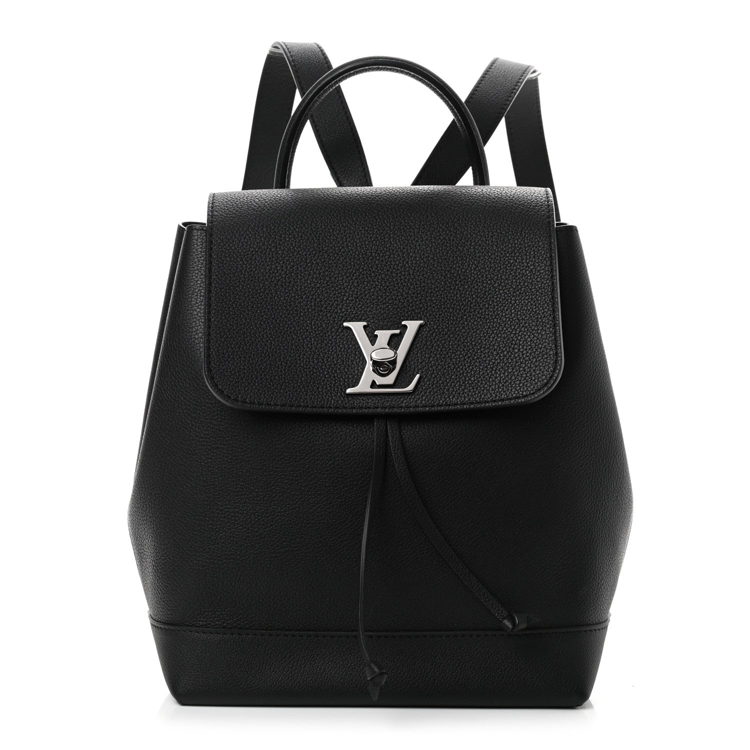Louis Vuitton Calfskin Lockme Backpack Black 1 of 8
