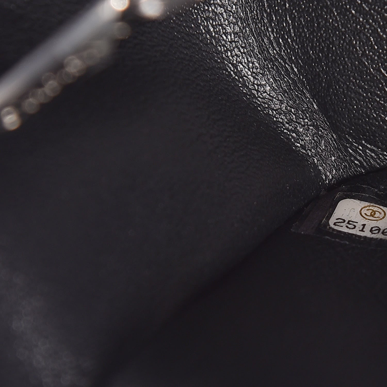 Chanel Iridescent Caviar Quilted Mini Rectangular Flap Black 9 of 10