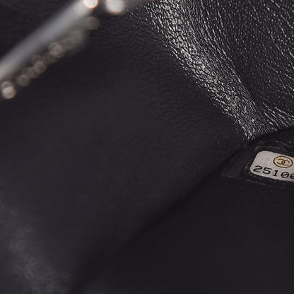 Chanel Iridescent Caviar Quilted Mini Rectangular Flap Black 9 of 10