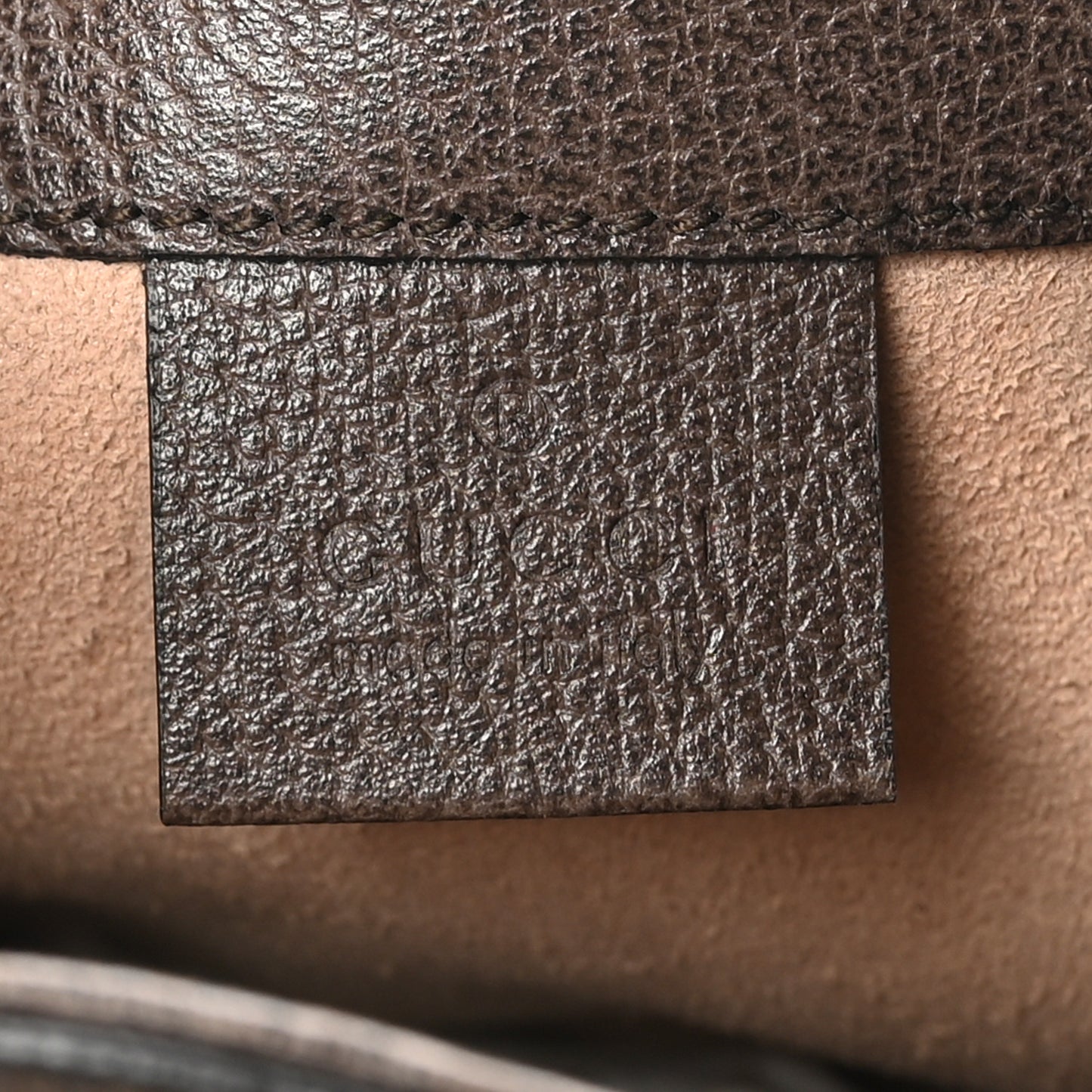 GG Supreme Monogram Web Mini Ophidia Bucket Bag Brown