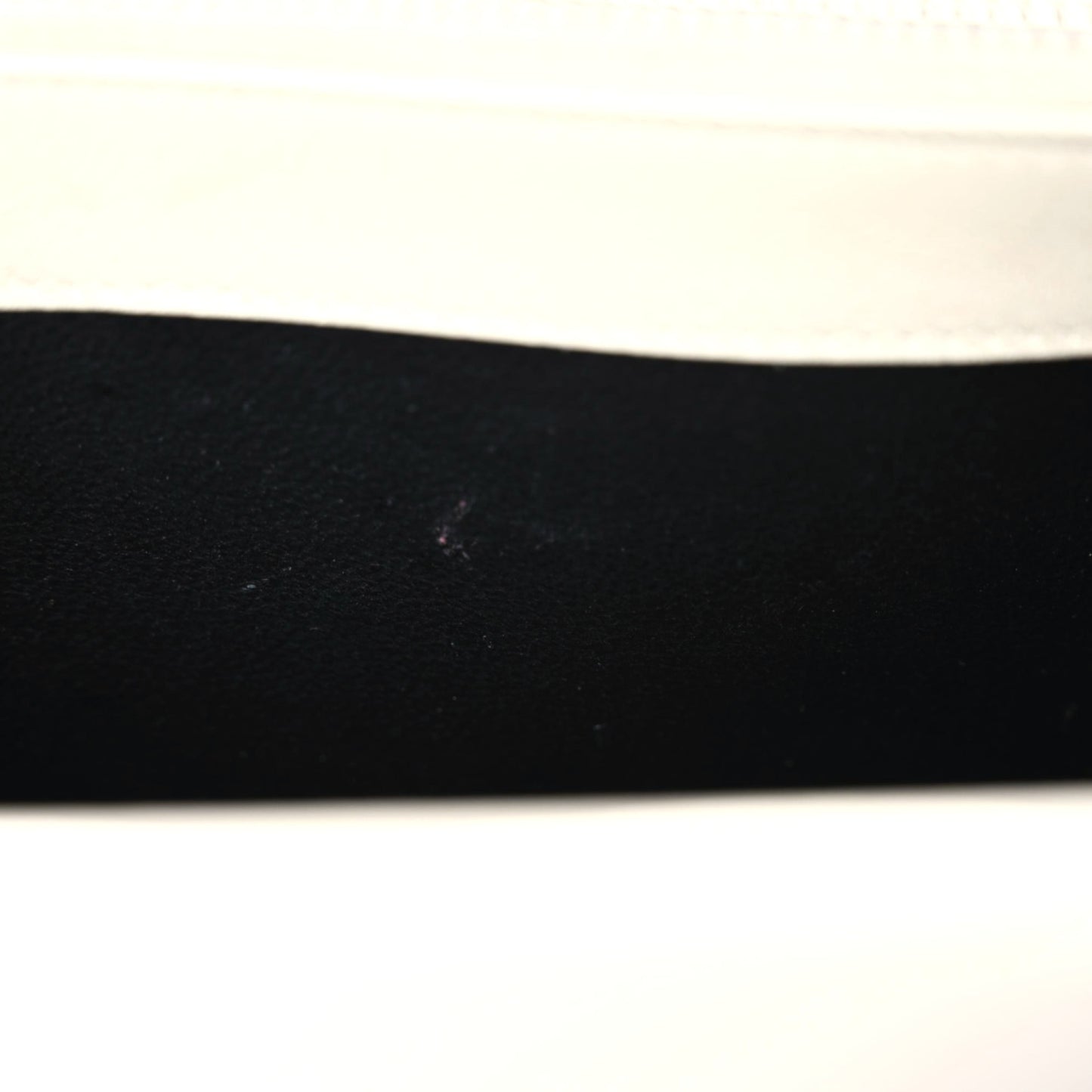 Calfskin Bead Embellished Kate Monogram Tassel Chain Wallet White