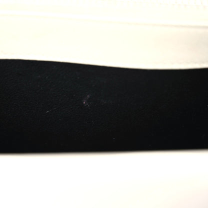 Saint Laurent Calfskin Bead Embellished Kate Monogram Tassel Chain Wallet White 18 of 22