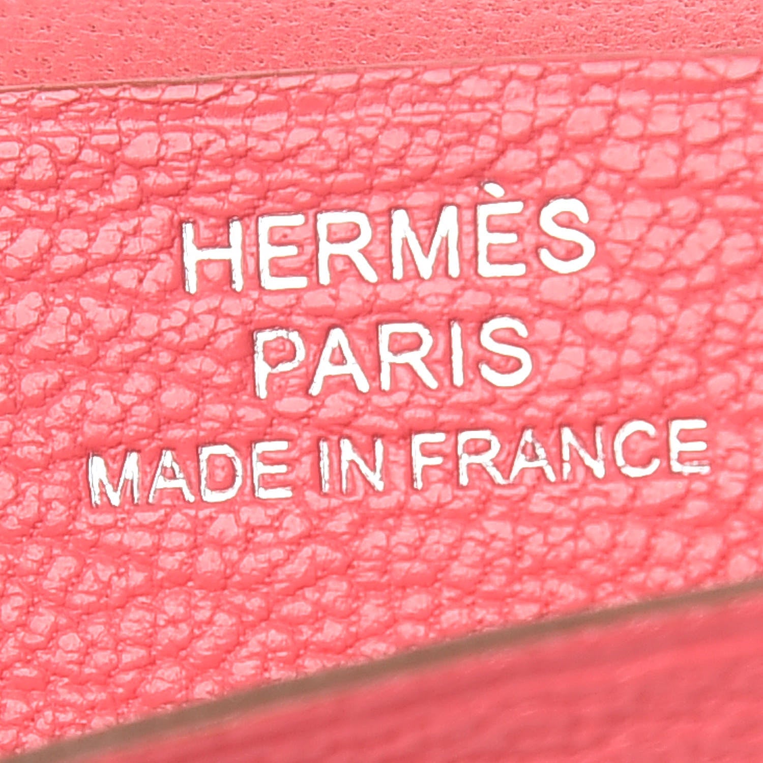 Hermes Chevre Mysore Mini Bearn Wallet Rose Lipstick 6 of 8