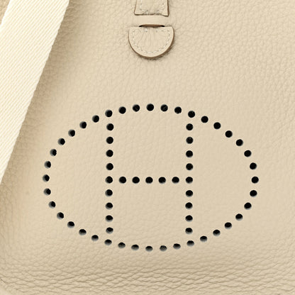 Hermes Taurillon Clemence Evelyne TPM Craie 8 of 11
