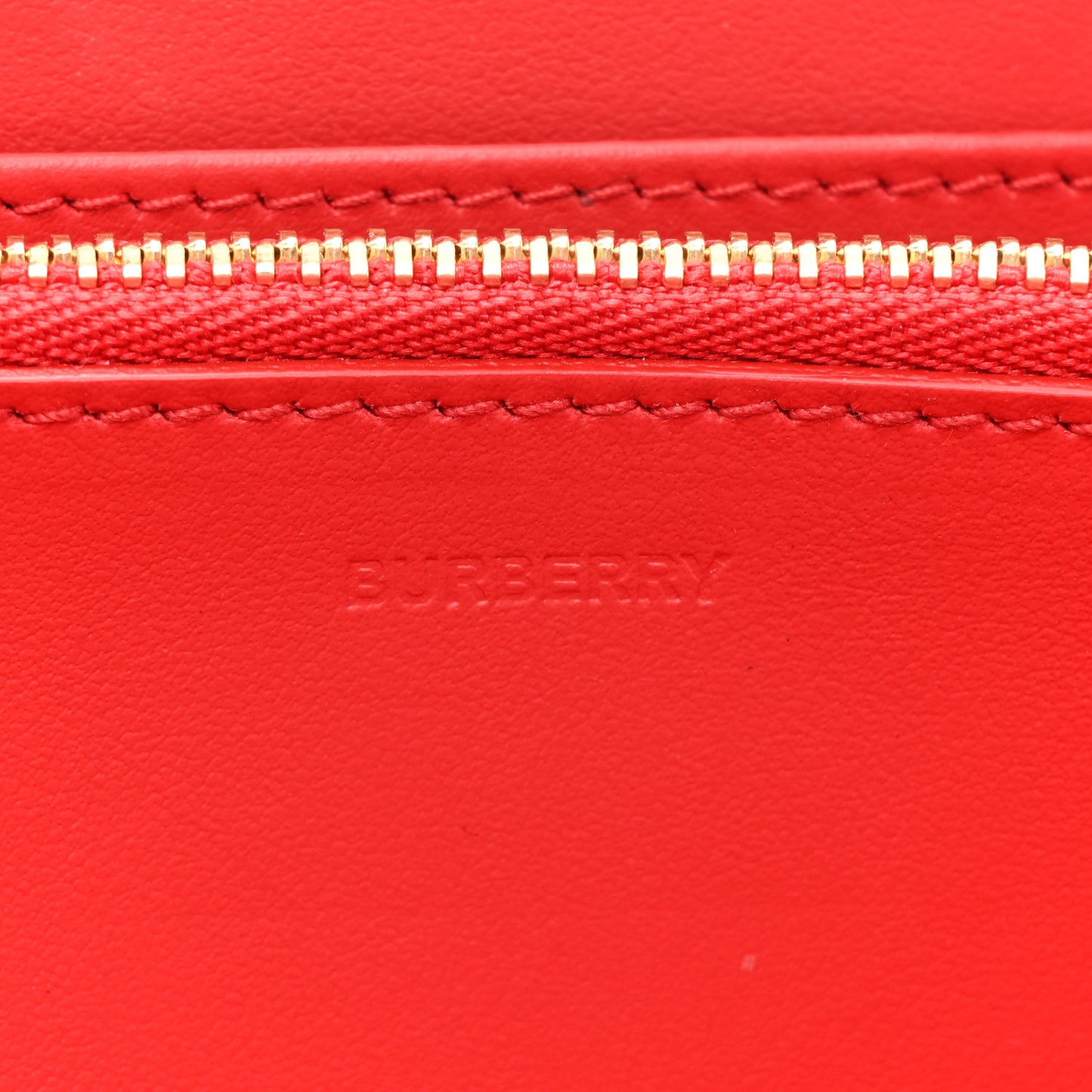 Soft Grain Elmore Zip Around Wallet Red
