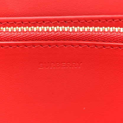 Burberry Soft Grain Elmore Zip Around Wallet Red 9 of 16
