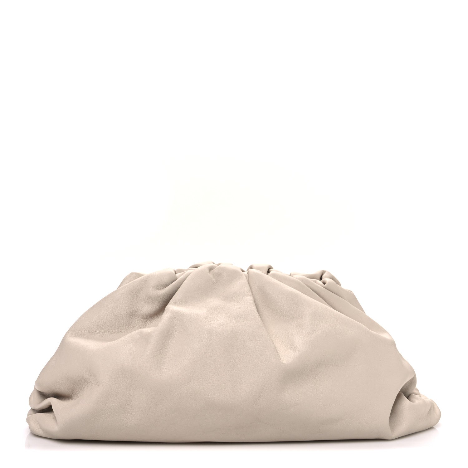 Bottega Veneta Smooth Butter Calf The Pouch Oversized Clutch Mist 1 of 11