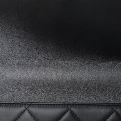 Chanel Lambskin Quilted Resin Bi-Color Chain Flap Bag Black 5 of 5
