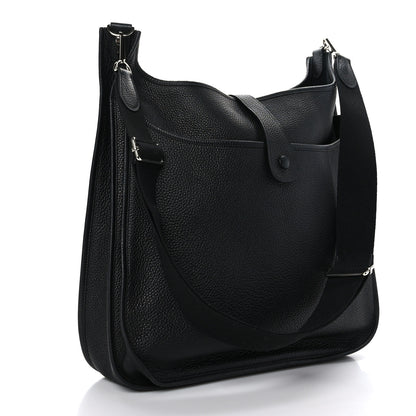 Hermes Taurillon Clemence Evelyne III TGM Black 3 of 9