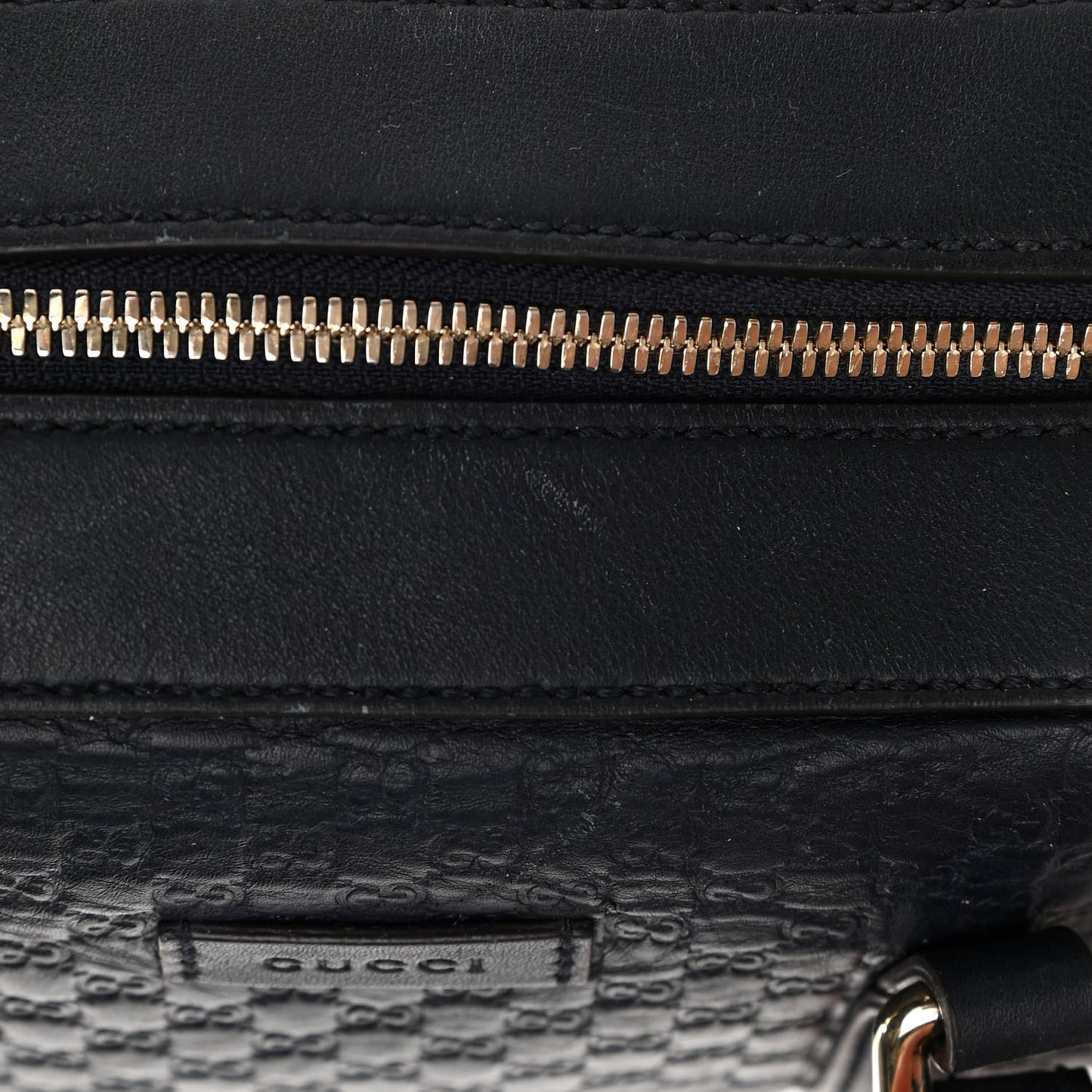 Soft Microguccissima Small Crossbody Bag Blue