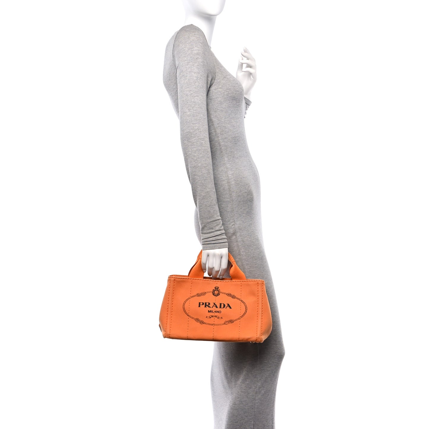 Canapa Small Logo Tote Papaya