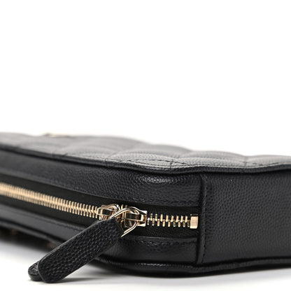 Chanel Caviar Quilted Zip Phone Case Black 6 of 10