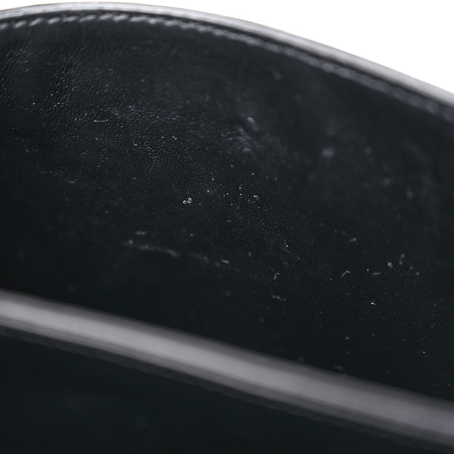 Suede Studded Virtus Chain Clutch Black