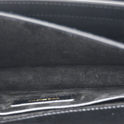 Saint Laurent Calfskin Medium Monogram Sunset Black 6 of 12