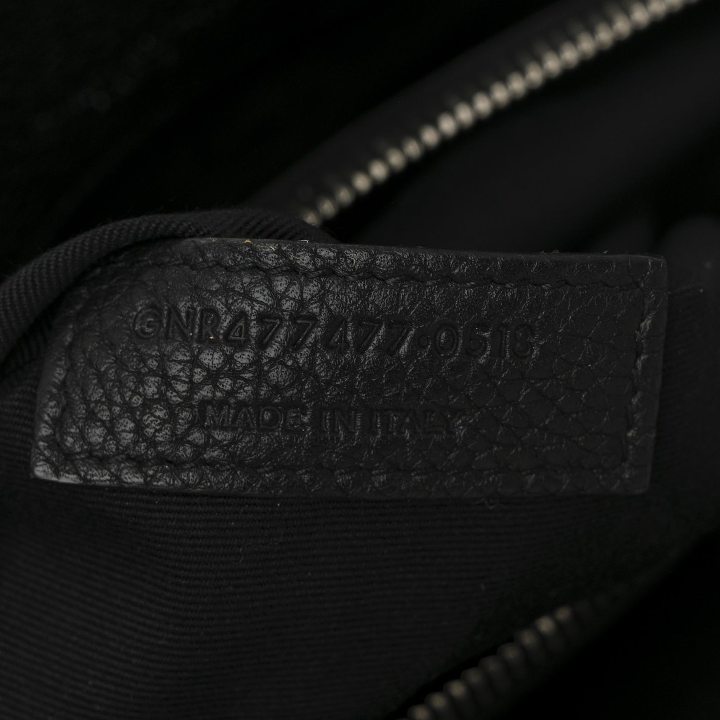 Grained Calfskin Baby Sac De Jour Souple Black