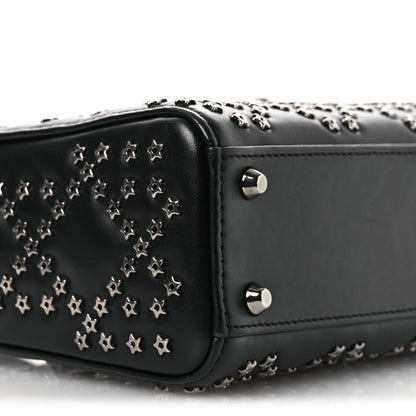 Christian Dior Lambskin Cannage Lucky Star Studded Mini Lady Dior Black Black 9 of 12