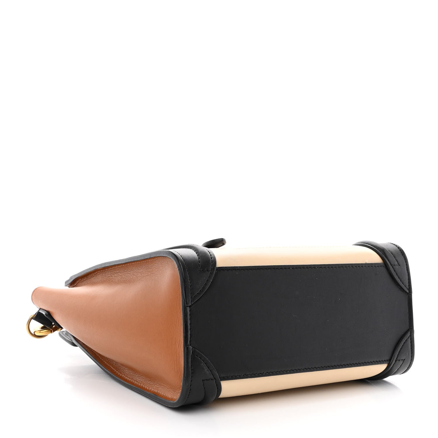 Celine Smooth Calfskin Nano Tri-Color Luggage Seashell 4 of 14