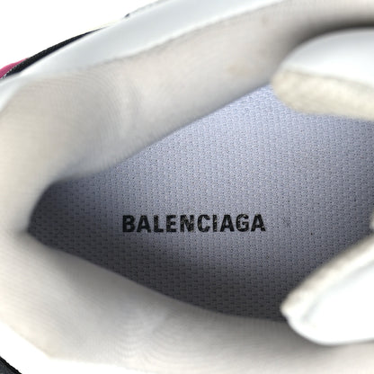Balenciaga Technical Fabric Allover Logo Mens Triple S Sneakers 44 White Black Pink 9 of 9