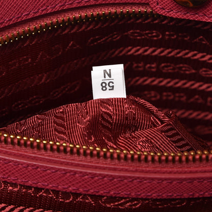 Prada Saffiano Lux Large Tote Peonia 8 of 8