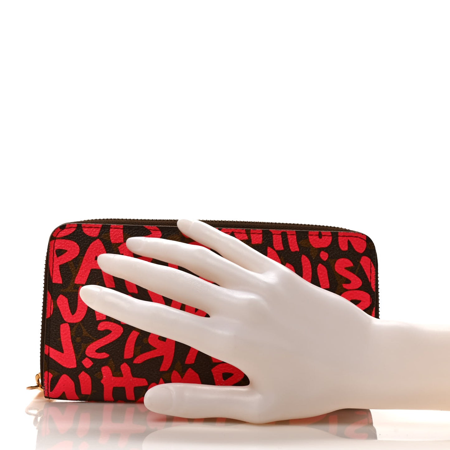 Monogram Graffiti Zippy Wallet Fuchsia
