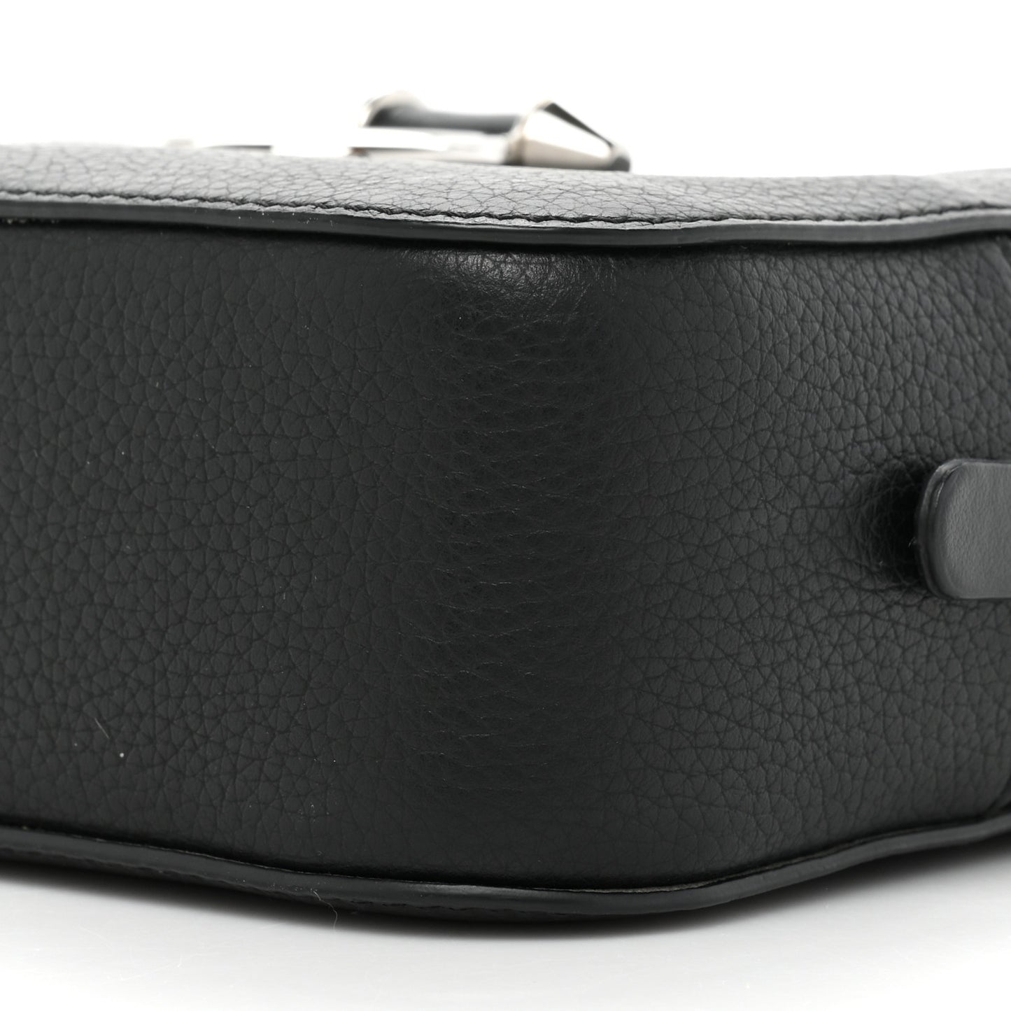 Empire Calfskin Mini Rubylou Crossbody Black Red