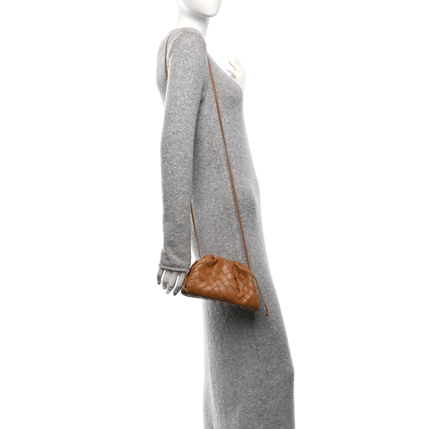Nappa Intrecciato The Mini Pouch Carmel