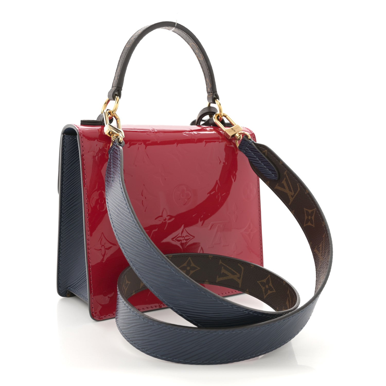 Louis Vuitton Vernis Epi Monogram Spring Street Scarlet 3 of 12