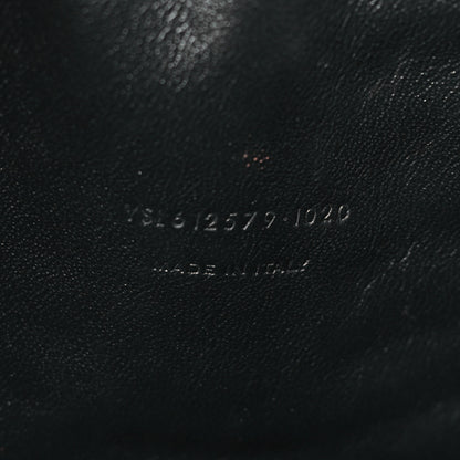 Saint Laurent Grain De Poudre Matelasse Monogram Mini Lou Camera Bag Black 7 of 9
