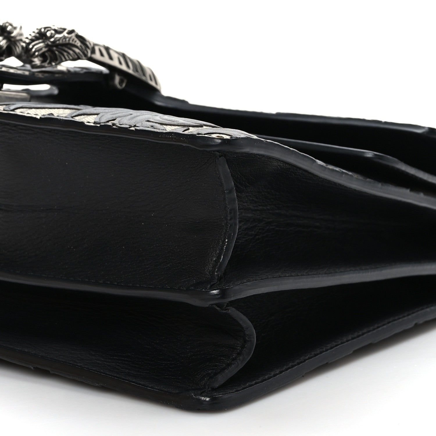 Gucci GG Supreme Monogram Arabesque Medium Dionysus Shoulder Bag Black 9 of 9