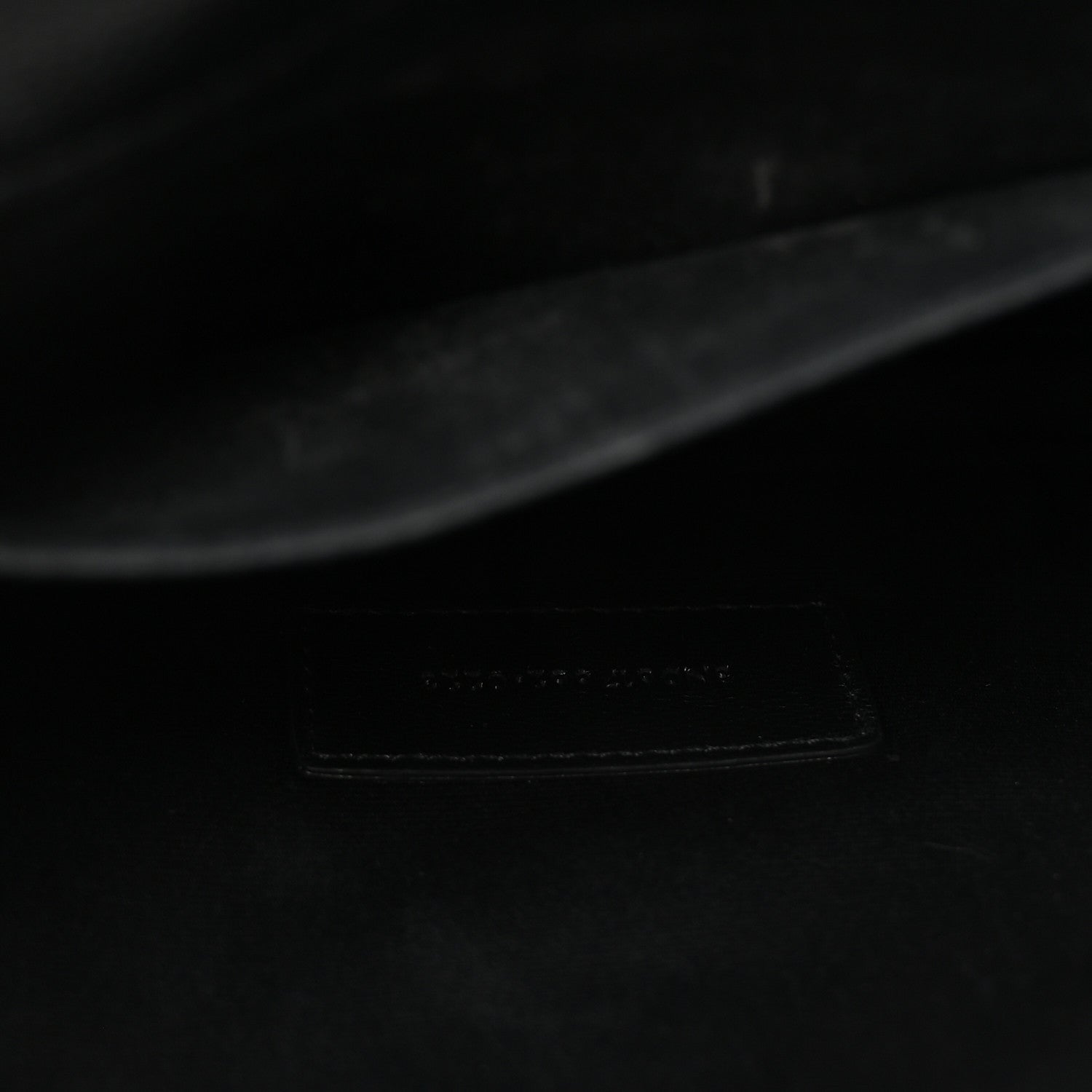 Saint Laurent Grain De Poudre Matelasse Chevron Monogram Envelope Clutch Black 7 of 8