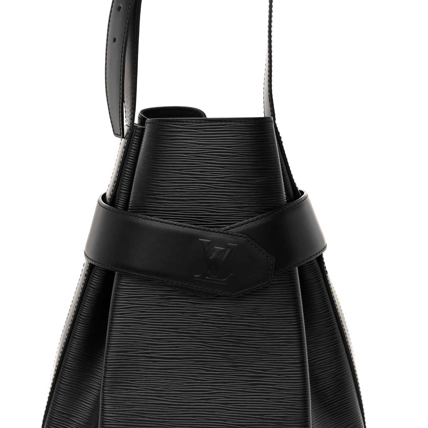Louis Vuitton Epi Sac D'epaule Black 7 of 9