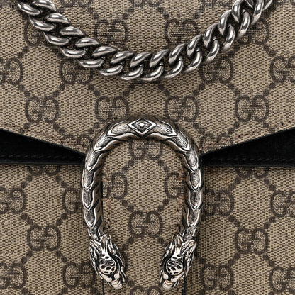 Gucci GG Supreme Monogram Mini Dionysus Shoulder Bag Black 8 of 16